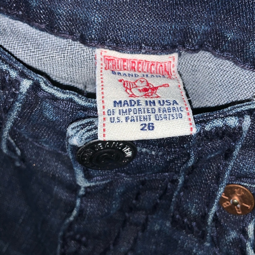 True Religion BILLY SUPER T jeans size 26 - Picture 3 of 6